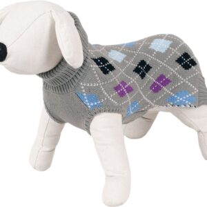 Sweterek dla psa Happet 400S szary golf S-25cm